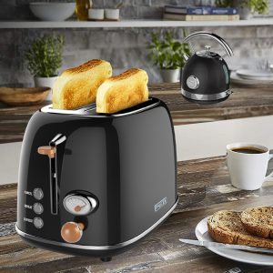 PHILEX 2-Slice Toaster Bread Reheat Retro