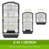 Bird Cage Parrot Aviary Veer 2IN1 Design 92cm