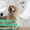 100 Ct L Pet Dog Diaper Liners Booster Pads Disposable Adhesive