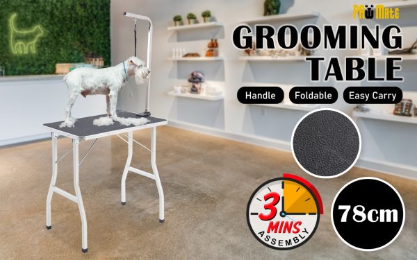 Black Pet Grooming Salon Table Dog Cat 78cm