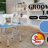 Blue Pet Grooming Salon Table Dual Dog Cat 120cm