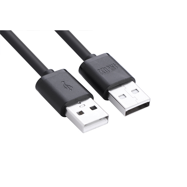 USB2.0 A male to A male cable 2M Black (10311)
