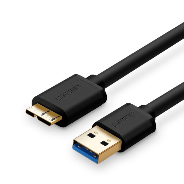 USB 3.0 A Male to Micro USB 3.0 Male Cable – Black 2M (10843)
