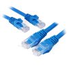 Cat6 UTP lan cable blue color 26AWG CCA 10M  (11205)