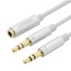 3.5mm Female to 2mm male audio cable – White (20897)
