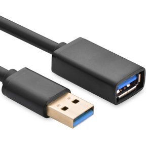 UGREEN USB 3.0 Extension Male Cable 0.5m Black (30125)