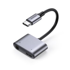 UGREEN 60164 2-in-1 USB C to 3.5mm Adapter