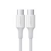60552 USB-C 2.0 to TYPE-C Male to Male Data Cable 5A 2M White