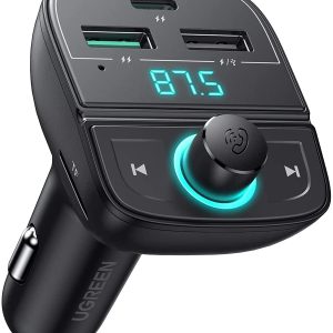 UGREEN 80910 Car Bluetooth 5.0 FM Transmitter