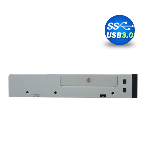 3.5″ USB 3.0 All in One Internal Card Reader Full Long Metal with Front USB Black