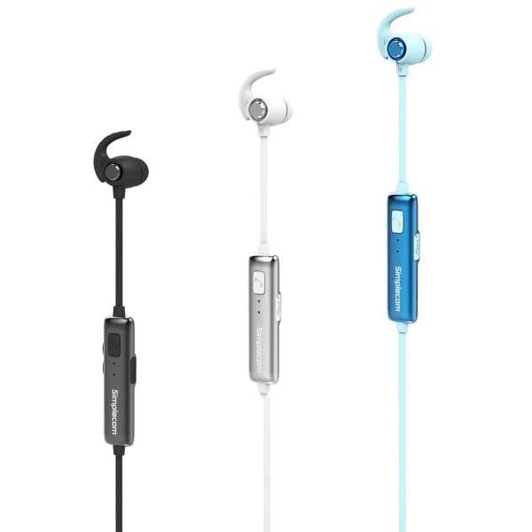 BH310 Metal In-Ear Sports Bluetooth Stereo Headphones White