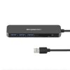 CH365 SuperSpeed 3 Port USB 3.0 (USB 3.2 Gen 1) Hub with SD MicroSD Card Reader