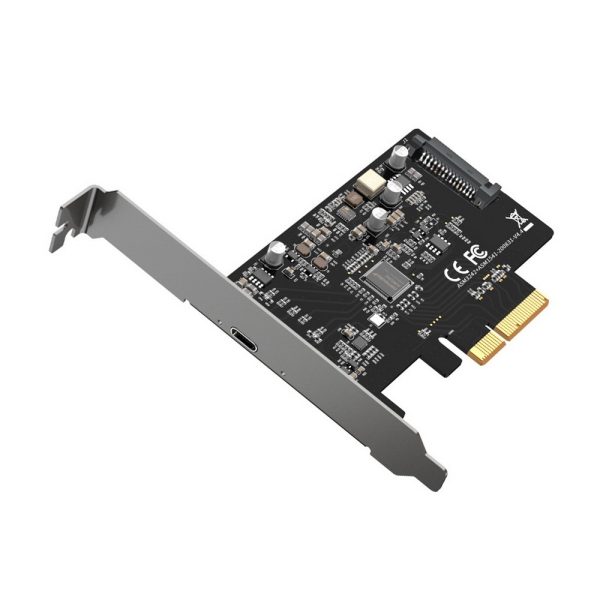 EC318 PCI-e x4 to USB 3.2 Gen2x2 20Gbps USB-C Expansion Card