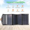 SC005 22W Portable Waterproof Foldable Solar Panel Charger (Dual USB Ports)