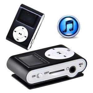 Mini Clip 16G MP3 Music Player With USB Cable & Earphone