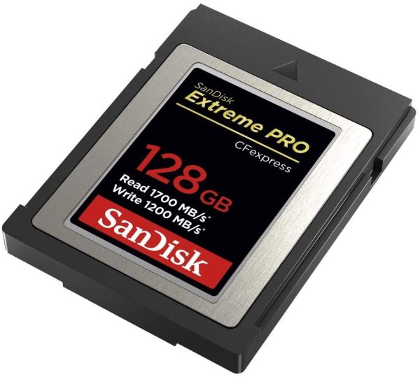 SanDisk 128GB Extreme PRO CFexpress Card Type B – SDCFE-128G-GN4NN READ 1700 MB/S WRITE 1200MB/S