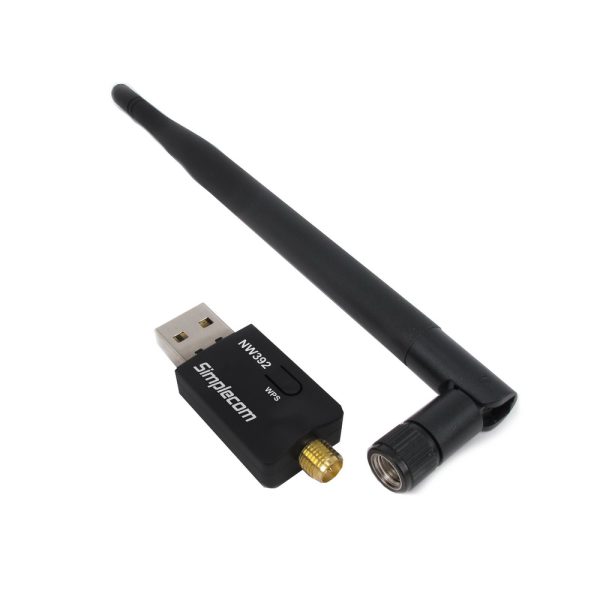 NW392 USB Wireless N WiFi Adapter 802.11n 300Mbps 5dBi Antenna