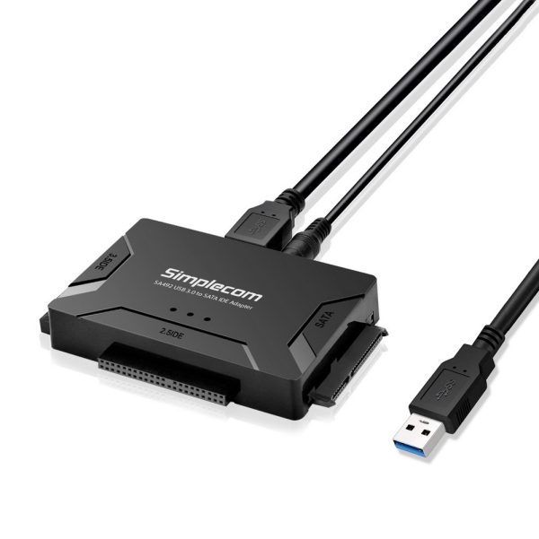 SA492 USB 3.0 to 2.5/3.5/5.25 inch SATA IDE Adapter with Power Supply