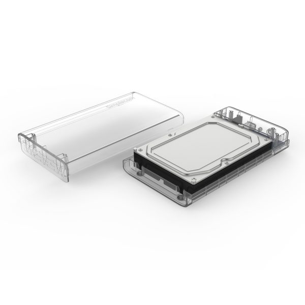 SE301 3.5″ SATA to USB 3.0 Hard Drive Docking Enclosure Clear