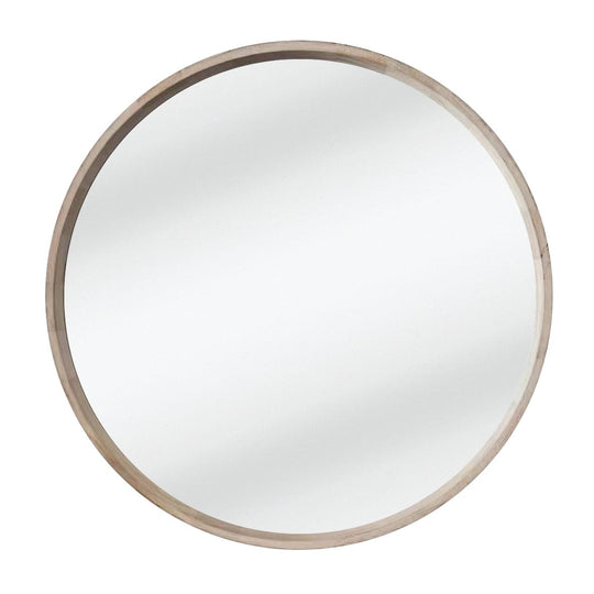 Natural wood – Mirror Round