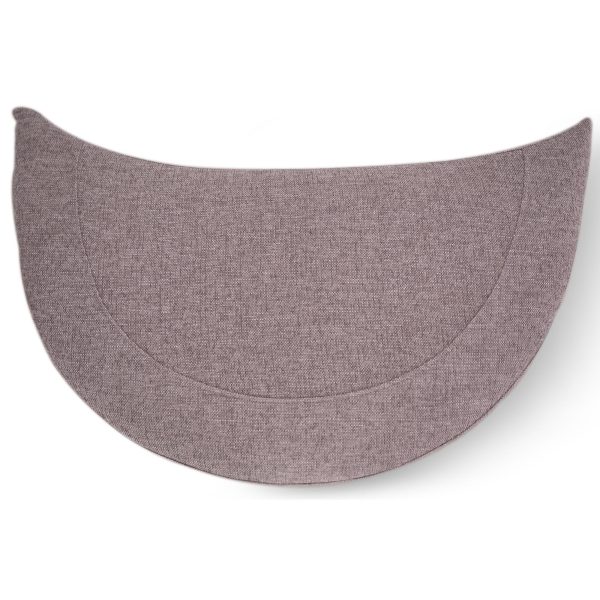 Sunshine Single Sofa Chair Fabric Swivel Ottoman – Grey