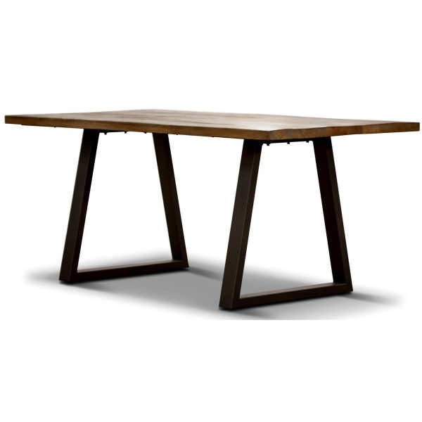 Begonia 3pc Dining Set 180cm Live Edge Table 2pc 150cm Seat Bench Mango Wood