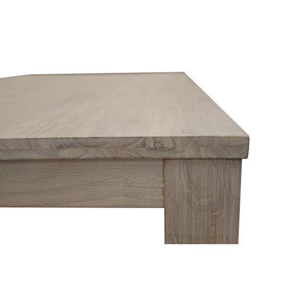 Foxglove Dining Table 190cm Solid Mt Ash Wood Home Dinner Furniture – White