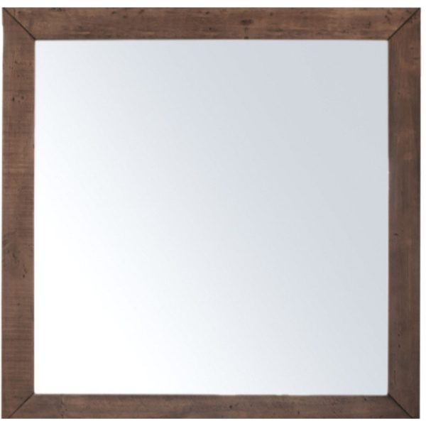 Catmint Dresser Mirror Vanity Dressing Table Solid Pine Wood Frame – Grey Stone