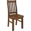 Umber 7pc Dining Set 180cm Table 6 Chair Solid Pine Wood Timber – Dark Brown