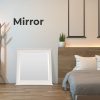 Celosia Dresser Mirror Vanity Dressing Table Acacia Wood Timber Frame – White