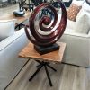 Lantana Lamp Table 70cm Sofa End Tables Live Edge Solid Acacia Wood – Natural