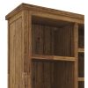 Birdsville Bookshelf Bookcase Display Unit Solid Mt Ash Timber Wood – Brown