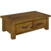 Teasel Coffee Table 140cm Solid Pine Timber Wood – Rustic Oak