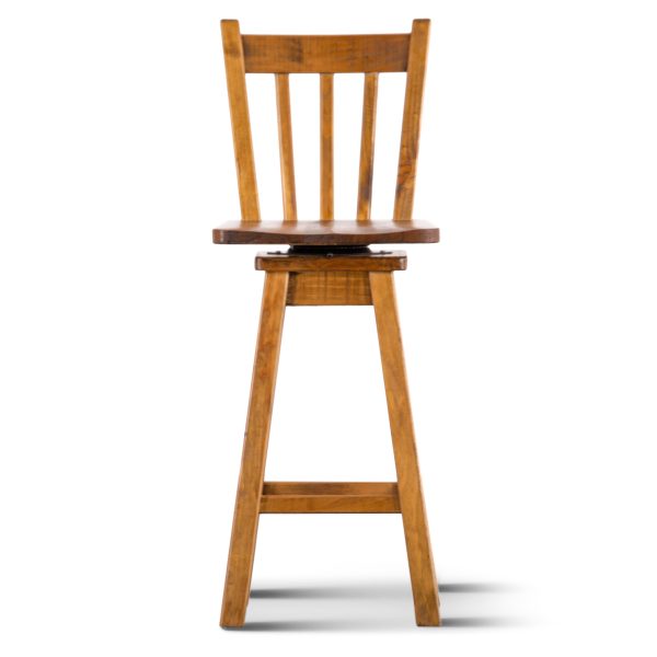 Teasel Bar Chair Stools Barstool Dining Solid Pine Timber Wood – Rustic Oak