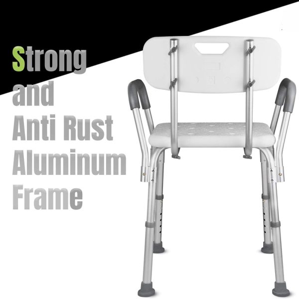 Adjustable Medical Shower Chair Portable Stool Mobility bathtub chair