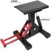 Motorcycle Jack Dirt Bike Stand Adjustable Lift Hoist Table Height Lifting Stand