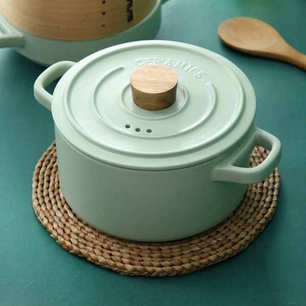 3.5L Ceramic Cooking Pot Clay Pot Japanese Donabe Chinese Ceramic Claypot Cookware Stockpot Lid