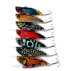 7x Popper Poppers 5.8cm Fishing Lure Lures Surface Tackle Fresh