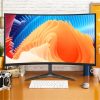 27″ Curved LED Panel 2560x1440p Refresh Rate 165HZ Monitor Aspect Ratio 16:9