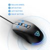 Gaming Mouse Rainbow Breathing LED 4 Buttons DPI Switch For Computer Laptop