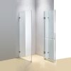 1000 x 1000mm Frameless 10mm Glass Shower Screen By Della Francesca