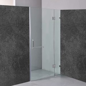 90 x 200cm Wall to Wall Frameless Shower Screen 10mm Glass By Della Francesca