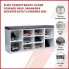 Shoe Cabinet Bench Shoes Storage Rack Organiser Wooden Shelf Cupboard Box
