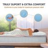 King Memory Foam Mattress Topper Cooling Gel Infused CertiPUR Approved
