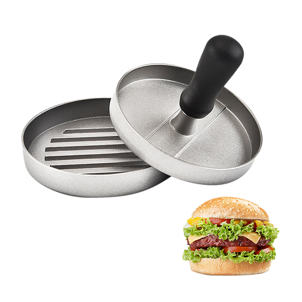 Large Round Hamburger Patty Maker Grill Press Burger Metal Mold Cooking Tools