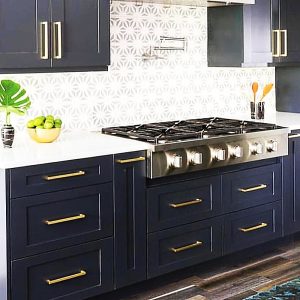 Brushed Brass Drawer Pulls Kitchen Cabinet Handles - Gold Finish