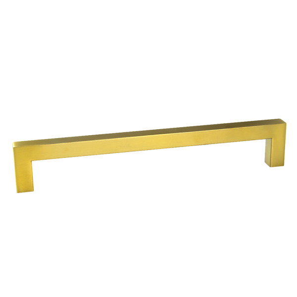 15 x Brushed Brass Drawer Pulls Kitchen Cabinet Handles – Gold Finish 192mm