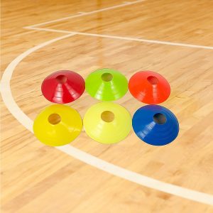 60 Pack Sports Training Discs Markers Cones Soccer AFL Exercise Personal Fitness