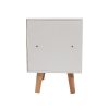 Bedside Tables Drawers Side Table Nightstand White Storage Cabinet Wood