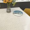 PVC Tablecloth Protector 107X213.4CM Clear Plastic Table Cloth Cover Transparent